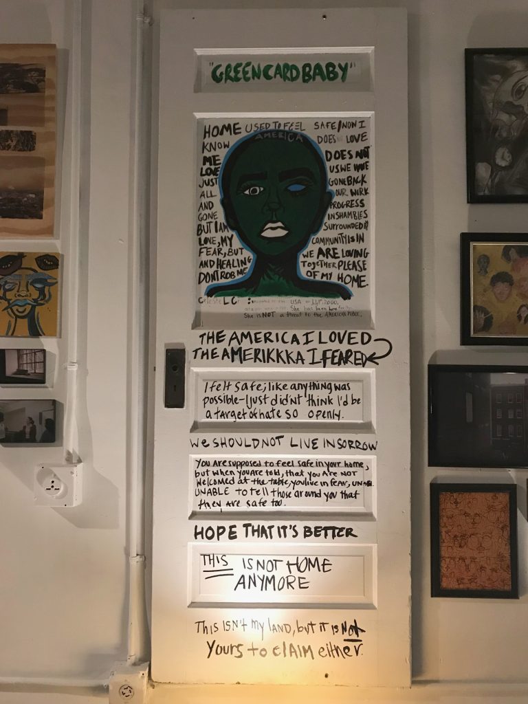 "Green Card Baby" by youth artists at Elevated Thought